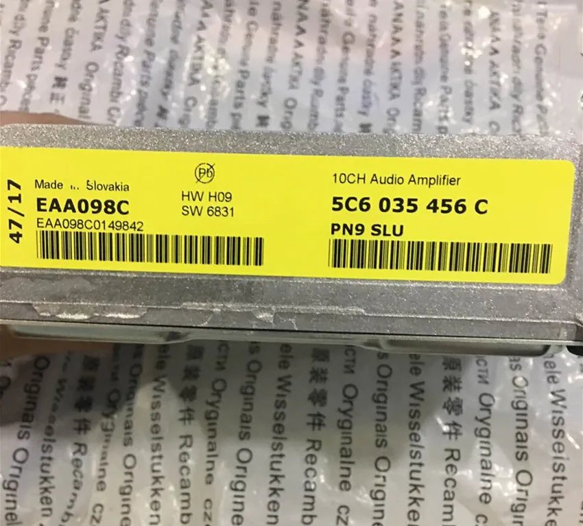 Усилитель звука 5C6 035 456C для Beetle Sagitar Scirocco Dynaudio 10CH FENDER|Клипсы и зажимы авто| |