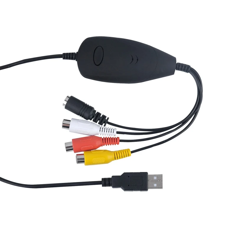 Универсальный захват видео через USB с аудио конвертер VHS в DVD Maker аналогового от 8