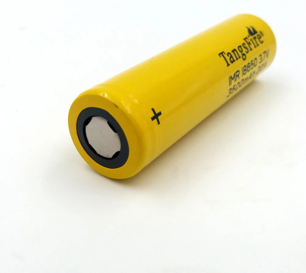 2 шт 18650 IMR литий-ионная батарея 20A 3,7 V 3500mAh Высокая дренажная аккумуляторная батарея для электронных сигарет плоский верх высокого качества