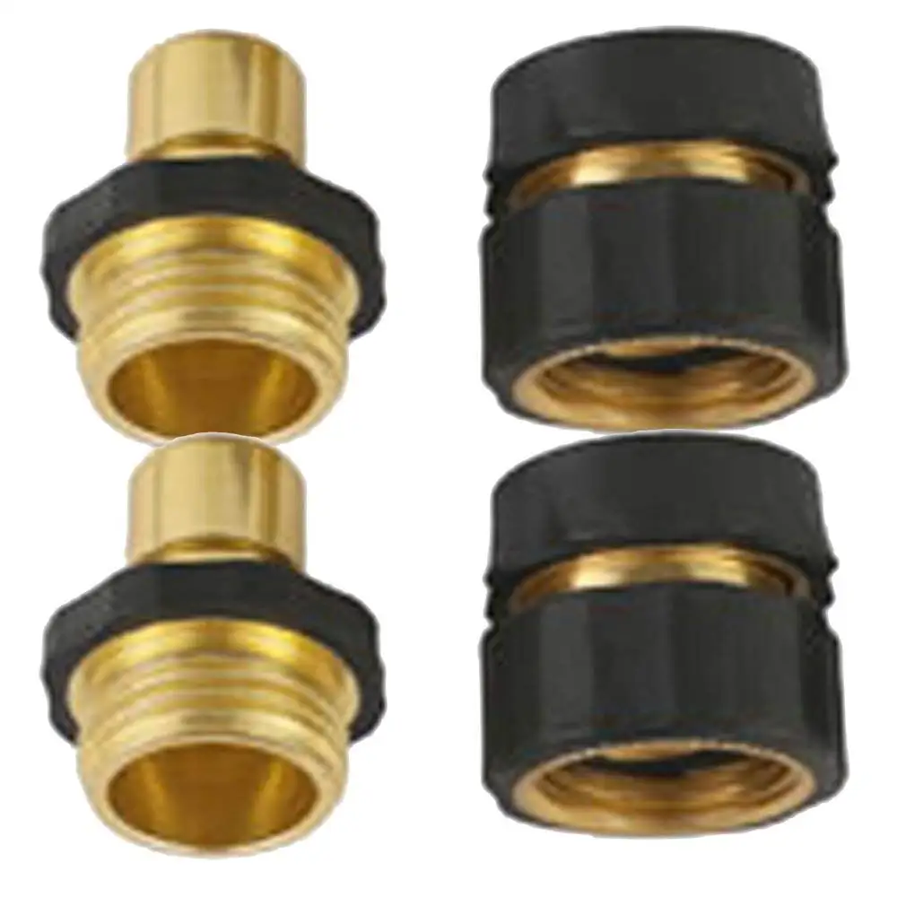 SHGO 4PCS 3/4 внутренняя резьба садовый шланг соединитель быстрый включает 2 разъема +