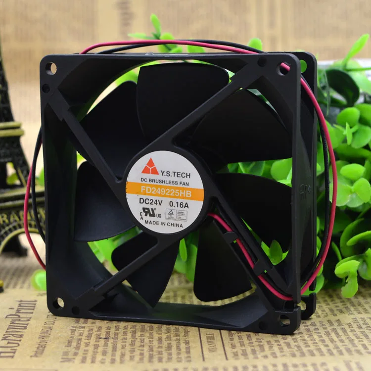 

Original Y.S.TECH FD249225HB 9025 24V 0.16A 9CM inverter fan