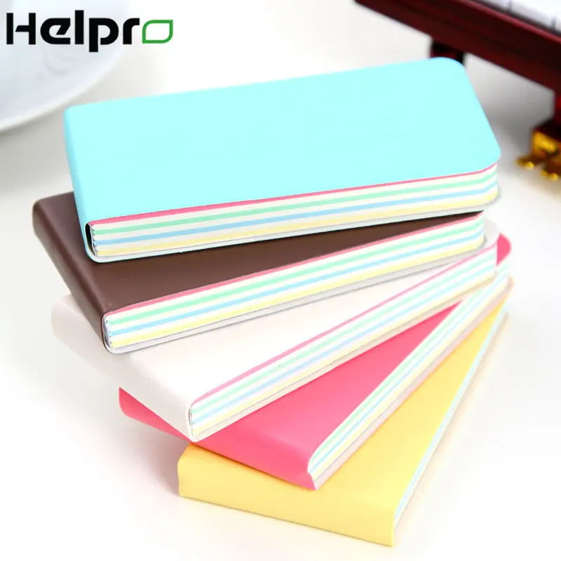 Helpro многоцветная записная книжка мини полоска книга с улыбкой дневник