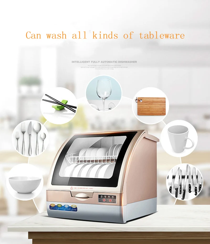 Посудомоечные машины кухонный dishwash машина высокотемпературной стерилизации посудомоечная машина Автоматическая рабочего ручной насос для мытья посуды с 220V