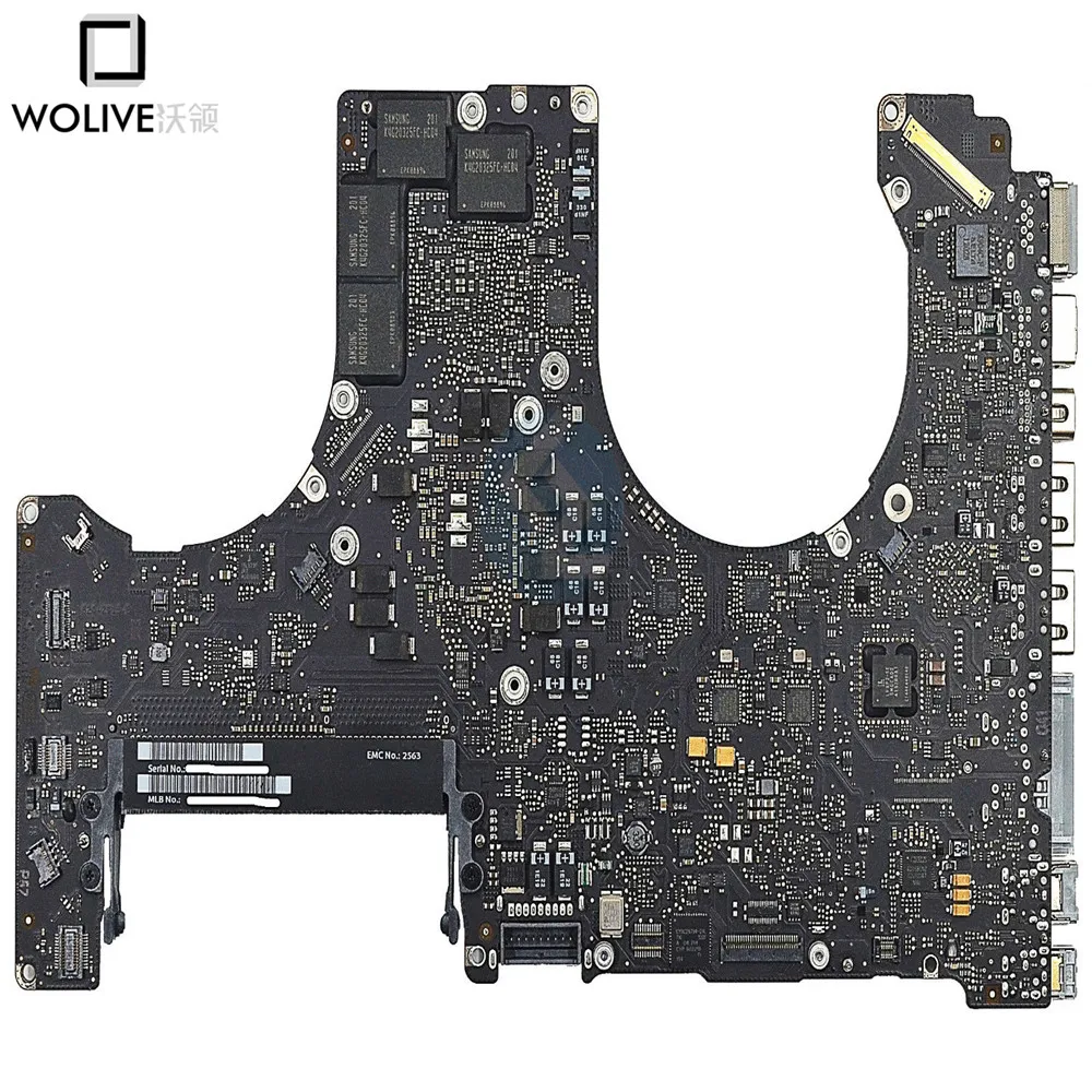 Материнская плата для ноутбука MacBook Pro 15 дюймов материнская A1286 820 2915b|Компьютерные