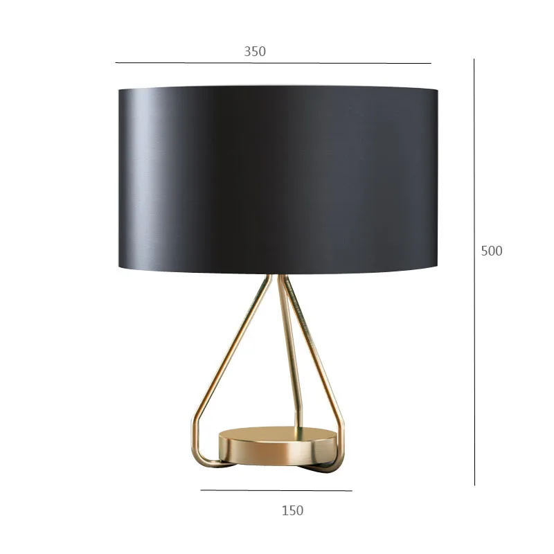 Винтажные цилиндрические настольные лампы украшение для дома прикроватная