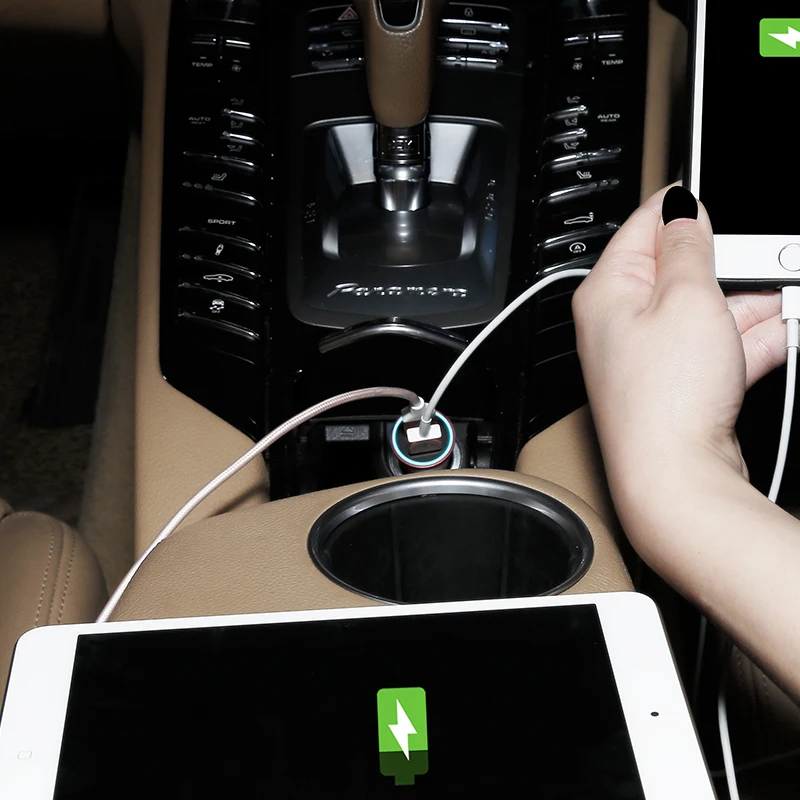 Baseus, быстрое автомобильное зарядное устройство, двойной USB 3,0, автомобильное зарядное устройство для Iphone X Xs Max, телефон, планшет, быстрый мини автомобильный телефон, зарядный адаптер