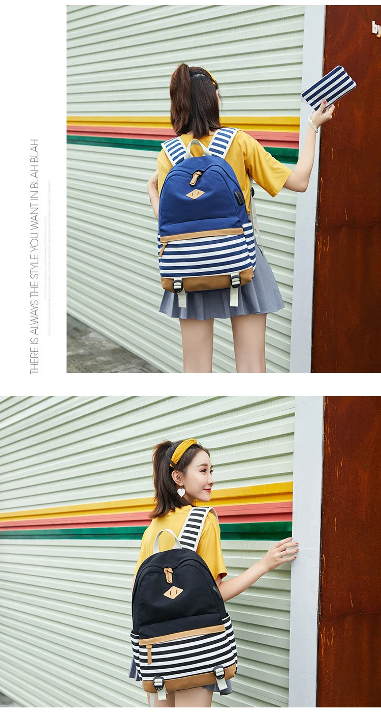 Bolsa mochilas feminina escolar женский рюкзак usb школьные сумки для девочек-подростков женский рюкзак 14 ''рюкзак для ноутбука набор