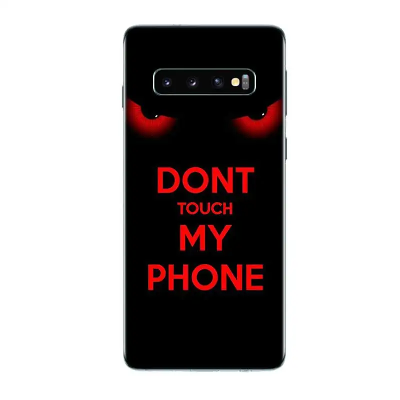 Dont Touch My Phone Riverdale Case For Samsung Galaxy S10 lite S9 S8 A6 A8 Plus 2018 A50 M30 A30 M20 A10 M10 Note 9 8 Cover |