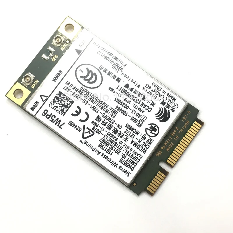 Сьерра-MC8805 разблокировать DW5570 7W5P6 для Dell Latitude E5440 E6440 E6540 E7240 E7440 M4800 M6800 устройство, док-станция Qualcomm 4G модуль карты MC8805