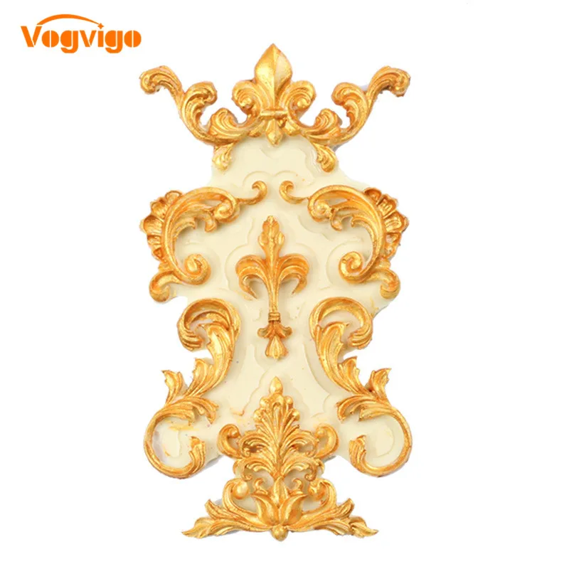 VOGVIGO Европейский резные границы печь Fondant (сахарная) пресс форма для торта