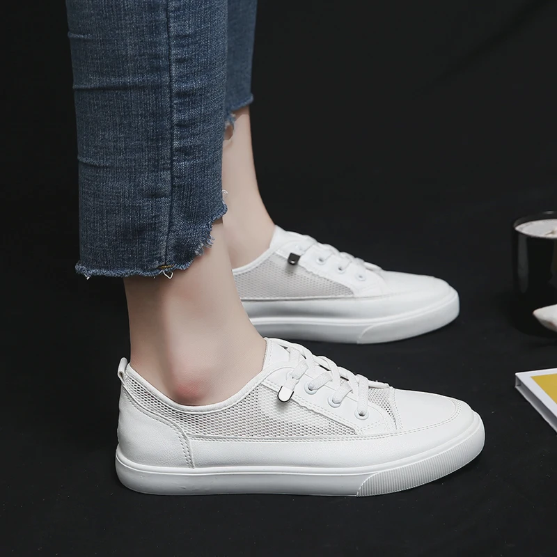 Обувь из сетчатого материала женская повседневная обувь кроссовки с