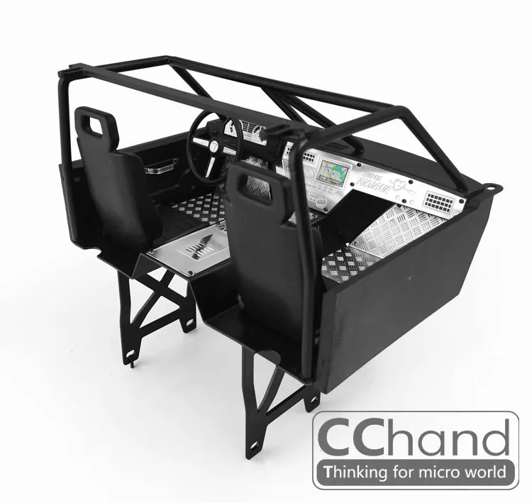 Сиденья в кабину CChand для кабины 1/10 TF2 Mojave также подходят SCX10/ II frame rc car toy | Игрушки и