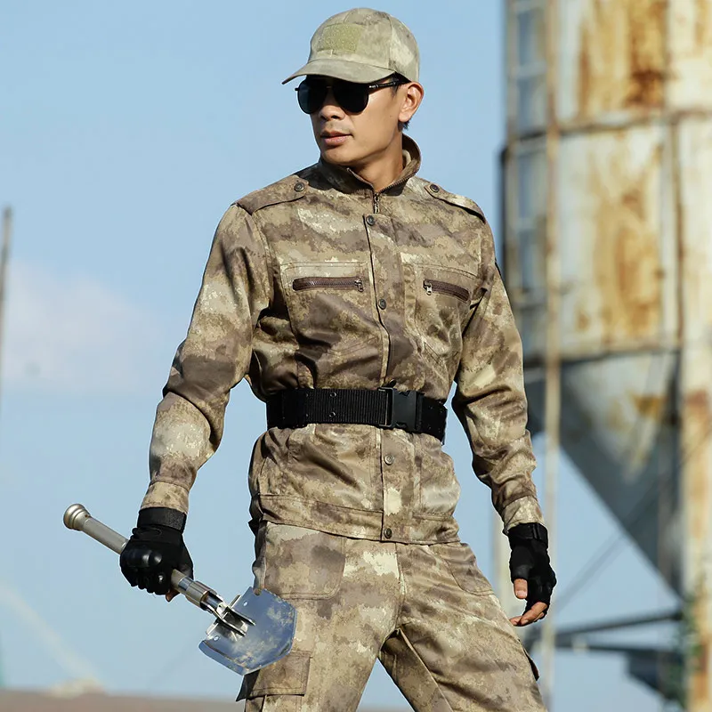 Ruins Camouflage Тактическая Военная Униформа Uniforme Militar боевые руины Камуфляж охотничья одежда для мужчин Tactico военная одежда CS Рабочая - Цвет: Ruins Camouflage
