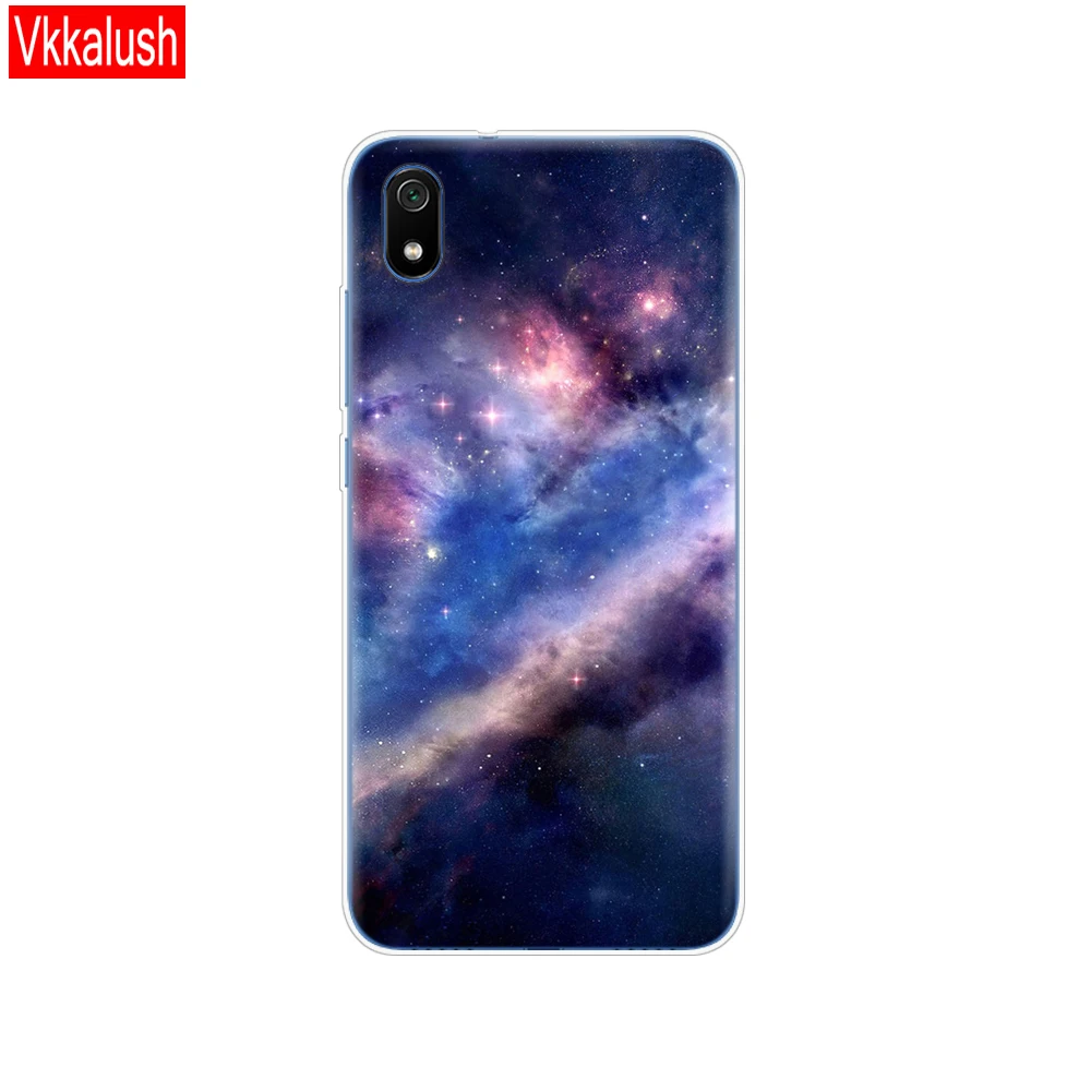 80090 Силиконовый чехол для телефона Xiaomi Redmi 7a, чехлы с полной защитой, мягкая задняя крышка из ТПУ для Redmi 7 A, чехол-бампер - Цвет: 80090