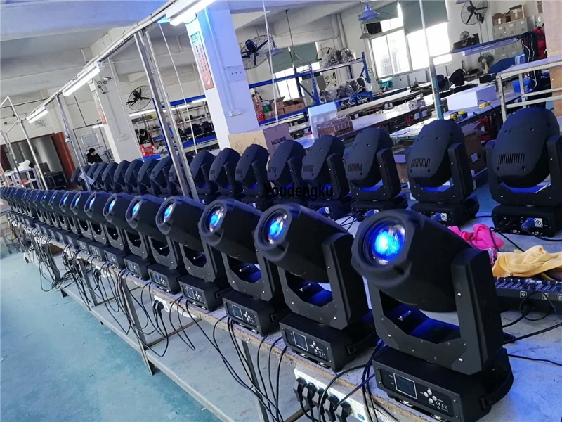 6 шт с кейсе PowerCon в и из красочным rgbw светодиодный гобо пятно Movinghead сцены 200 w