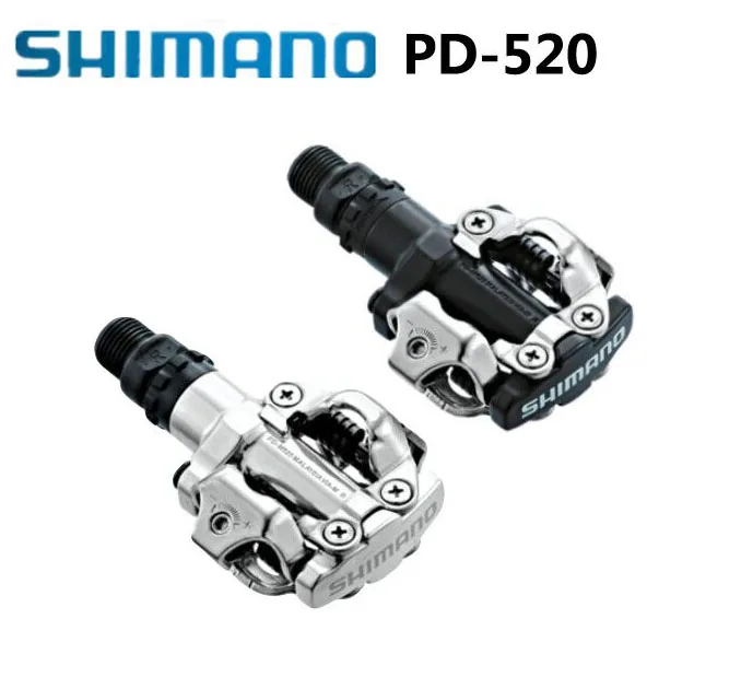 2019 Новый PD M520 Shimano велосипед педали SPD Racing горный MTB бутсы без каблука