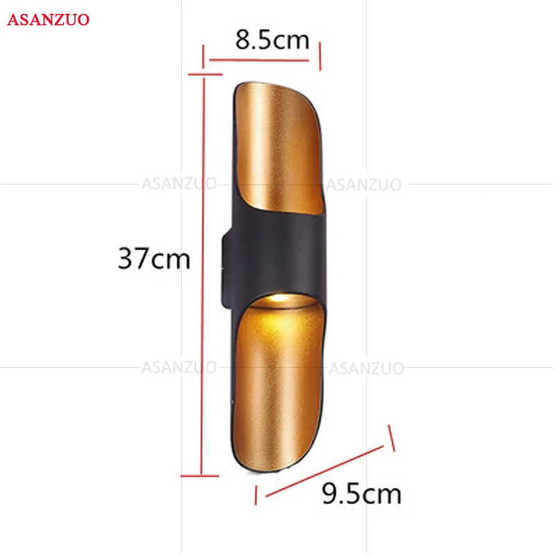 Современный Водонепроницаемый открытый 10 Вт светодиодный настенный светильник