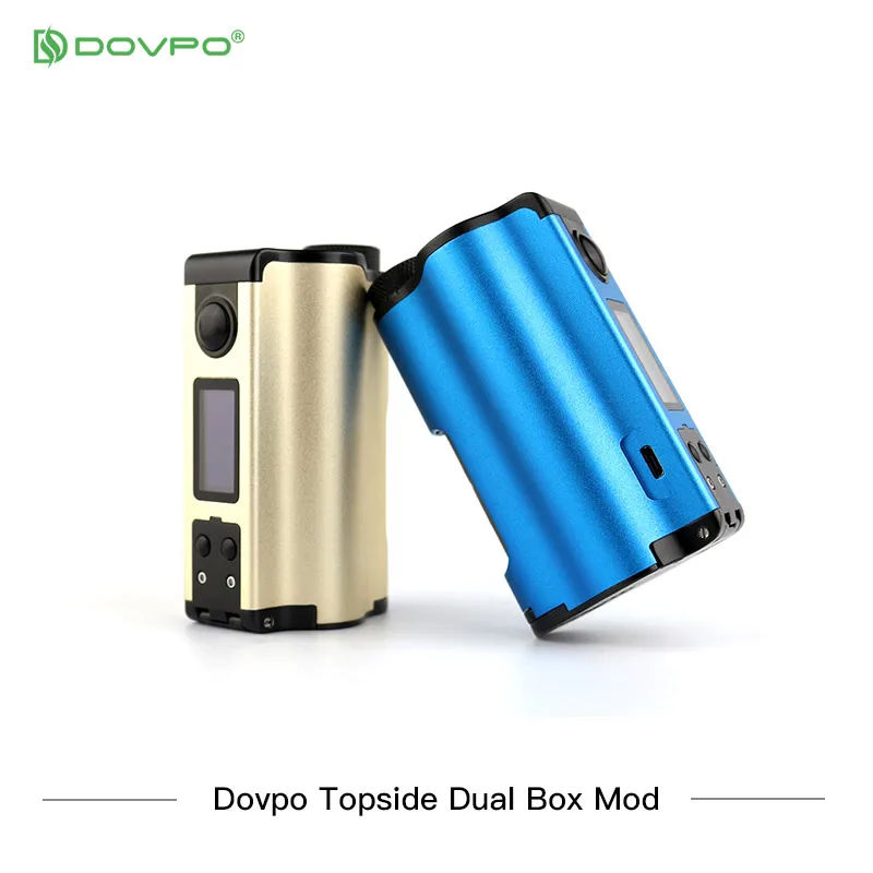 Цветной DOVPO топ с двойным заполнением TC Squonk мод с 10 мл бутылка электронных сигарет моды против Voopoo Drag 2/Vape мод
