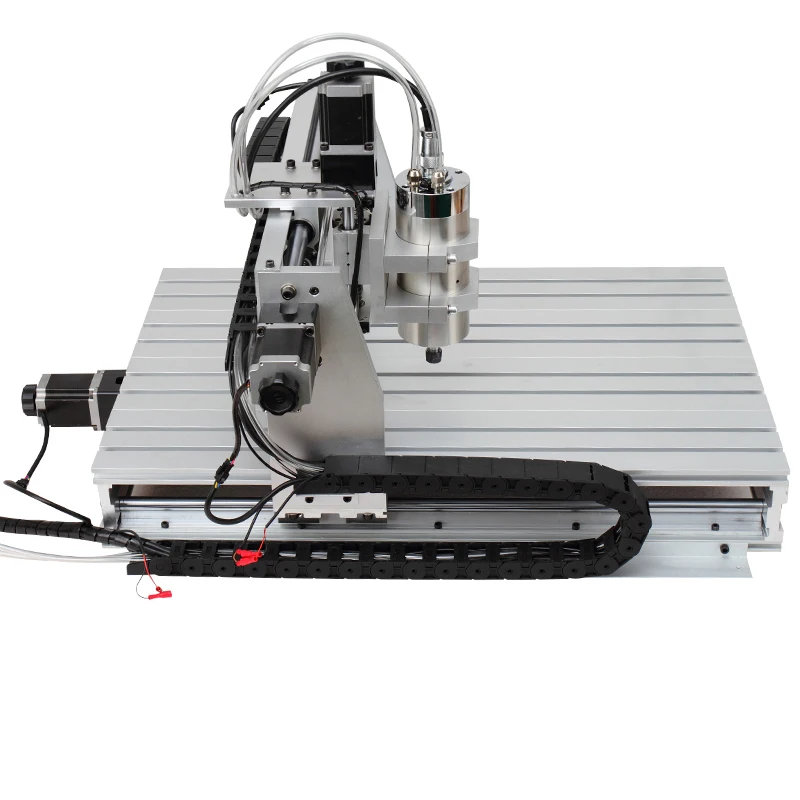 CNC 6040 3 оси 1 5 кВт шпиндель с шариковым винтом задняя шток роторная ось гравер