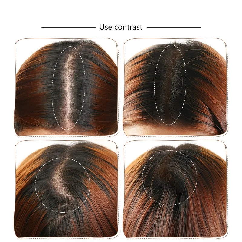 Волшебная пушистая тонкая пудра для волос Pang Hair Line Shadow макияж консилер для волос покрытие для корней волос унисекс мгновенное покрытие серого цвета