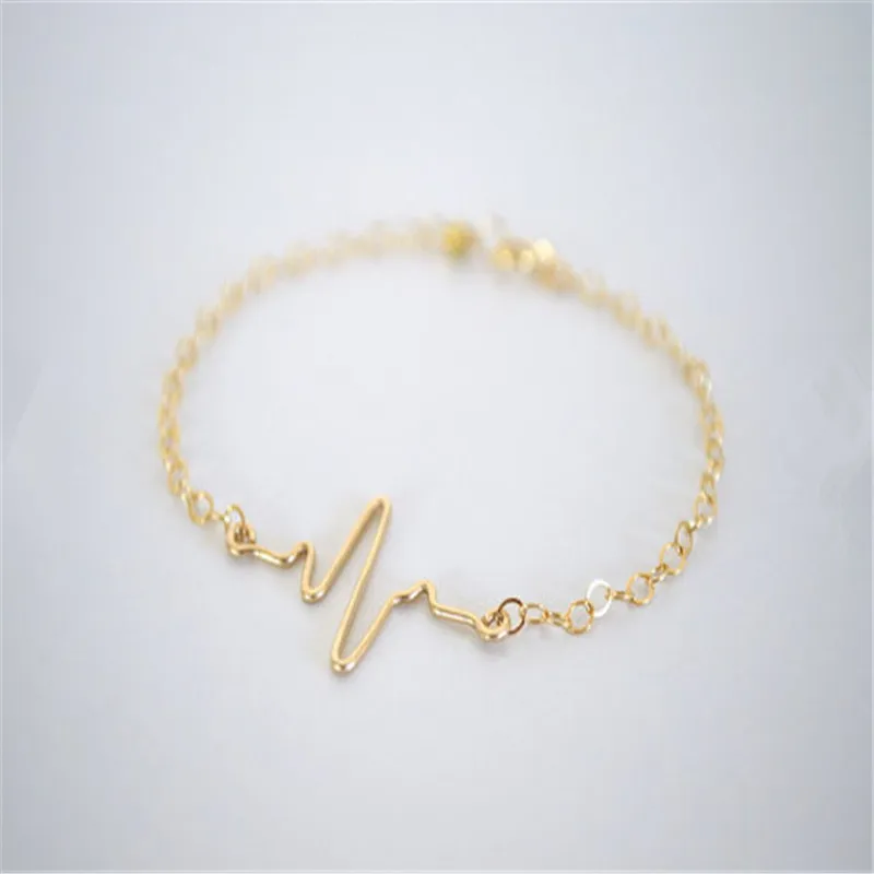 Новые модные браслеты с сердечками сердцебиением для дам индивидуальный браслет