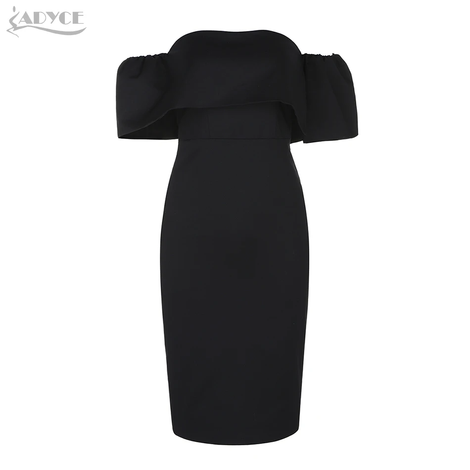 Adyce 2019 новое летнее женское Бандажное платье с открытыми плечами Vestidos