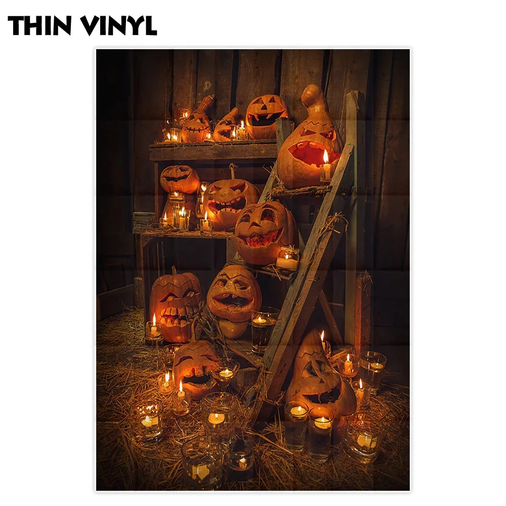 Allenjoy фон для фото Хэллоуин Тыква деревянная комната страшный Джек фотосессии
