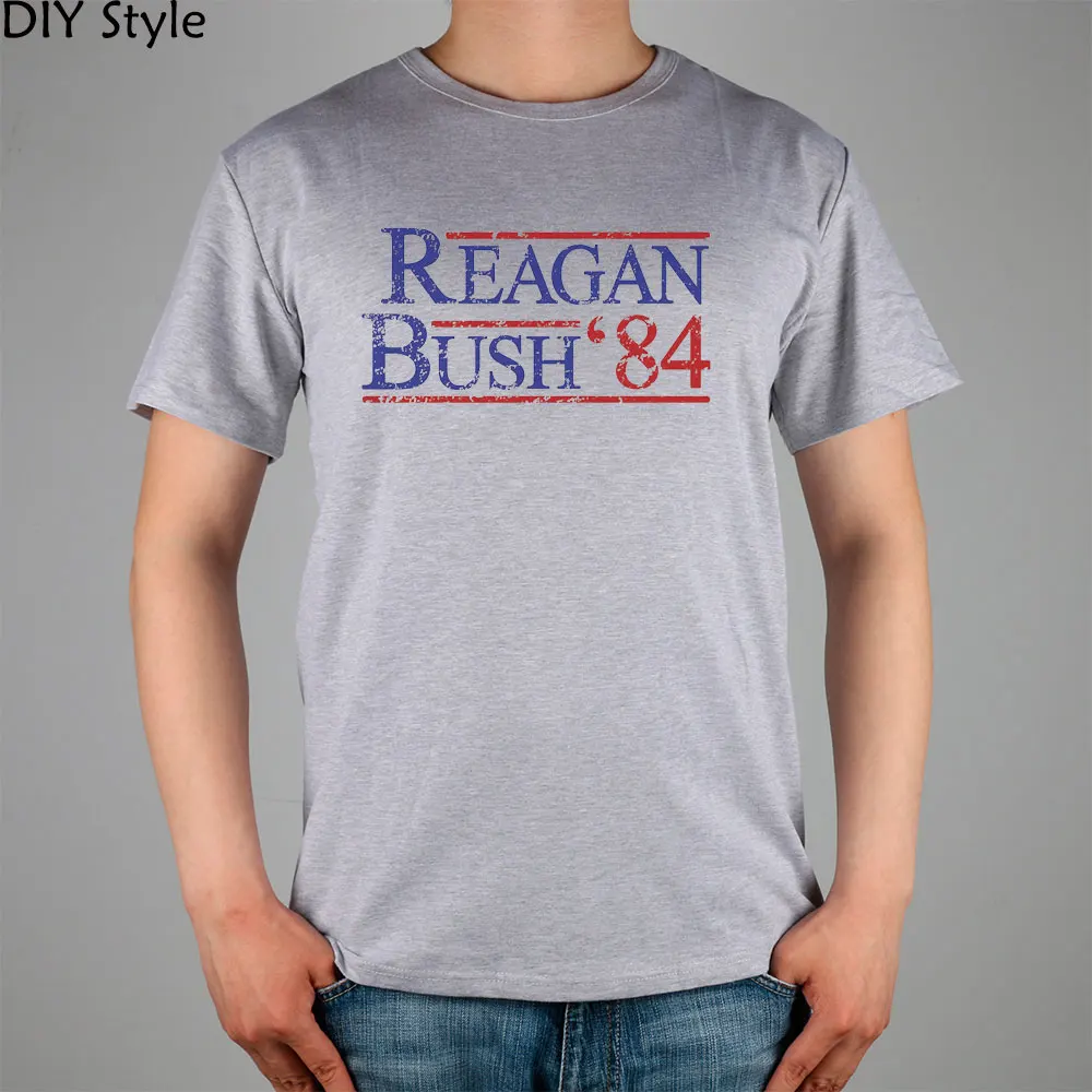 Футболка INP Рейган Буш восемьдесят галстуков с коротким рукавом Топ из лайкры