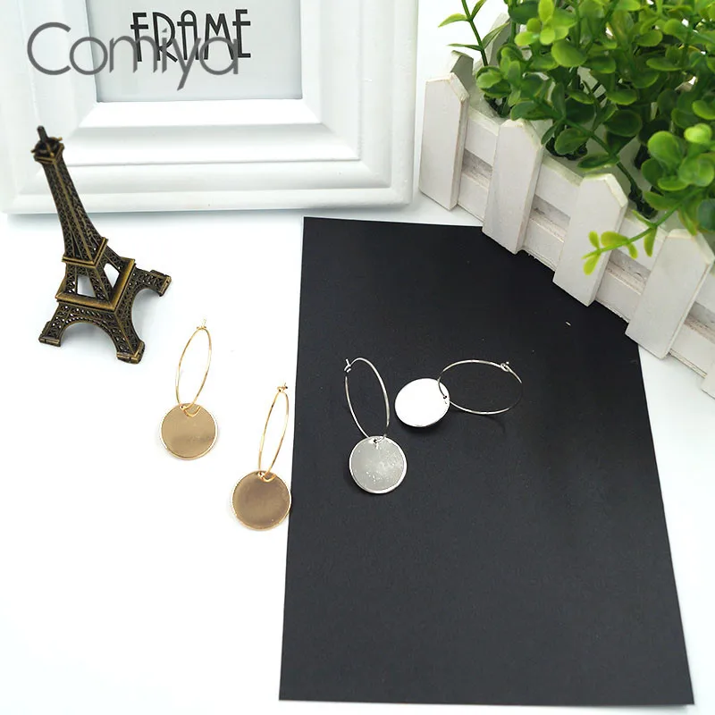 Comiya женские Серьги серебряного цвета из цинкового сплава Boho Punk Aretes De Mujer