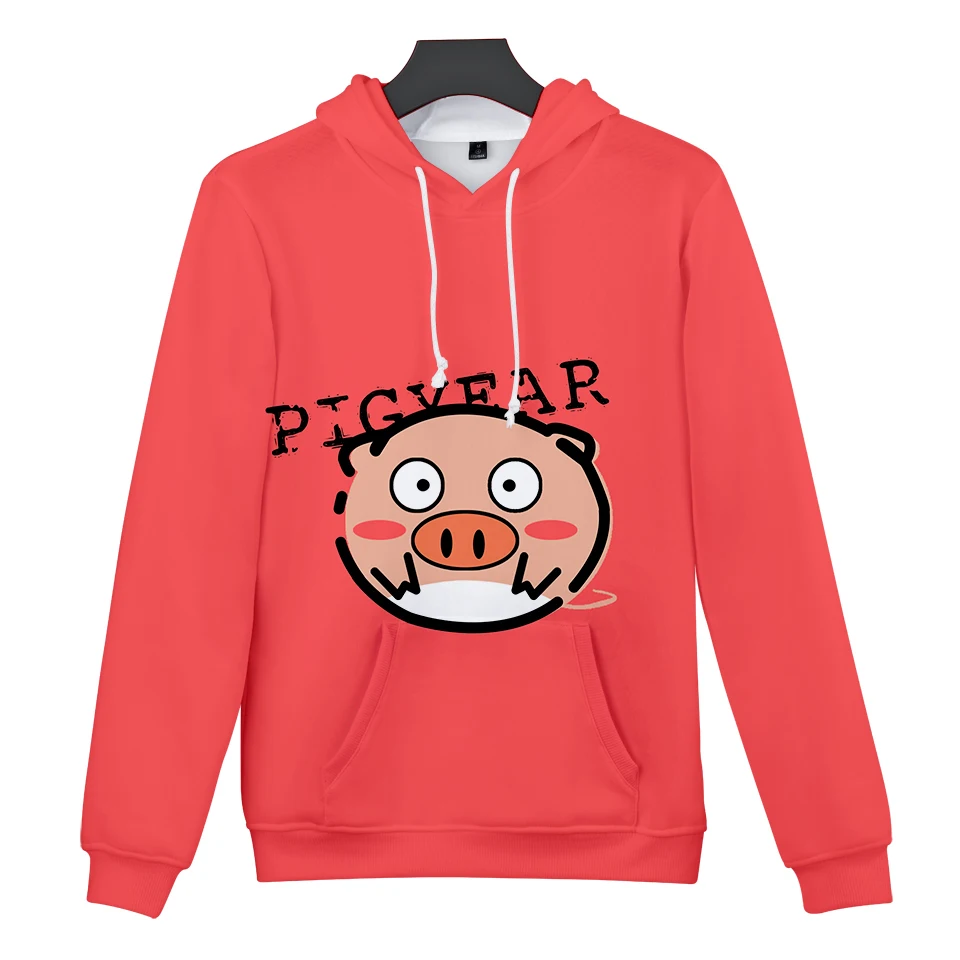 Толстовки с 3D милым поросенком, мужские толстовки, модные женские толстовки с 3D принтом, пуловеры, Осенние свитшоты с аниме, толстовки с капюшоном с поросенком, одежда