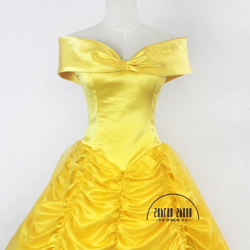 Новинка косплей костюм принцессы Белль для взрослых на Хэллоуин женские костюмы