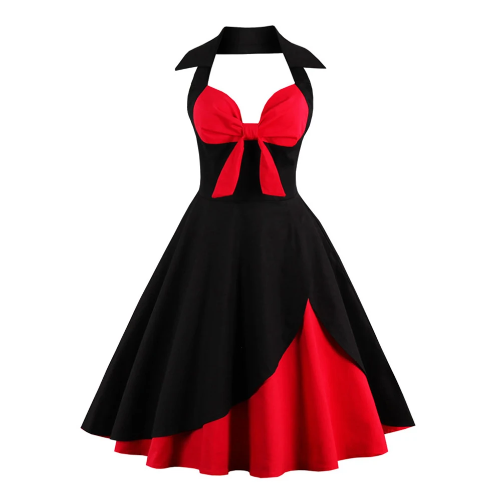 Женское винтажное платье размера плюс 4XL из хлопка с цветочным принтом летние