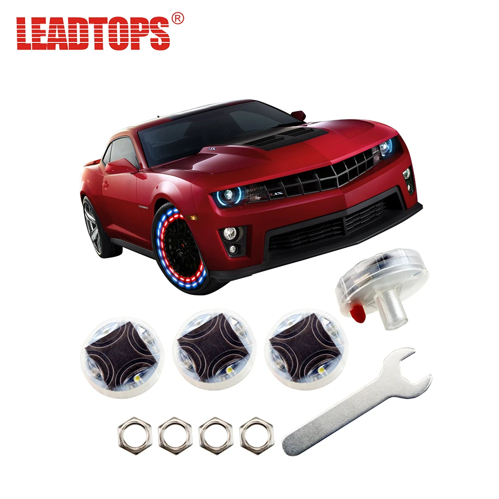 LEADTOPS 4 шт./лот Потрясающие водонепроницаемые солнечные автомобильные тюнинговые