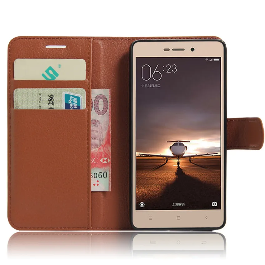 Кожаный чехол-книжка для Xiaomi Redmi 3 Pro Redmi3 pro S | Мобильные телефоны и аксессуары