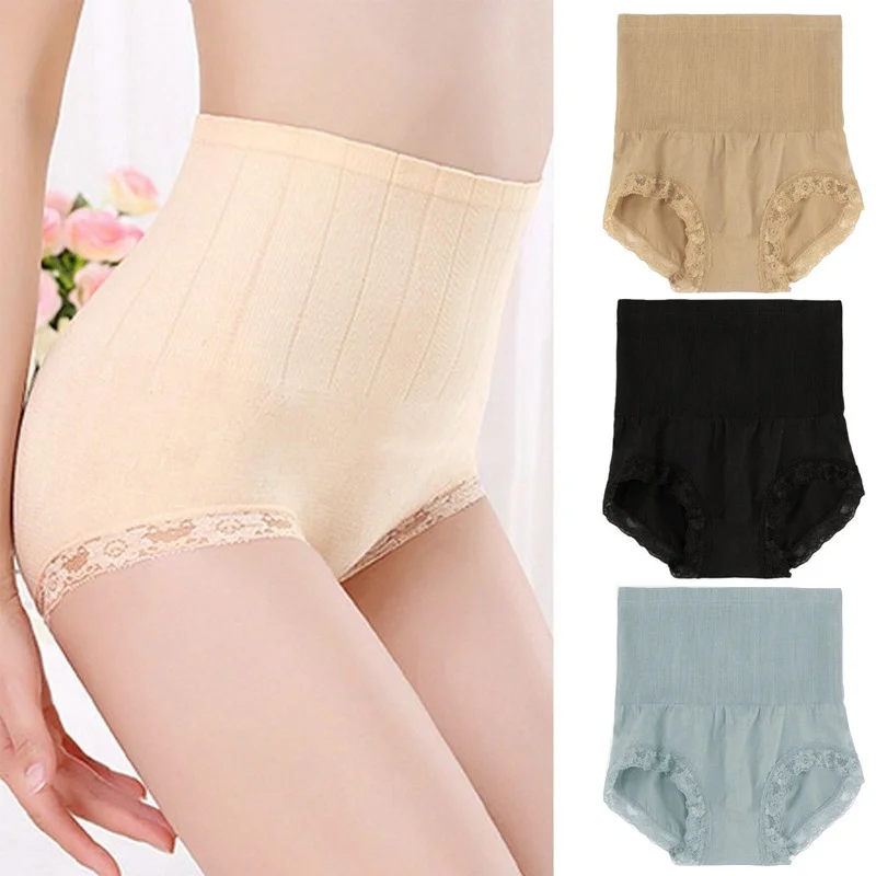 Women High Waist Body Shaper Slim Tummy Control Shapewear Panties Underwear BMF88 | Женская одежда