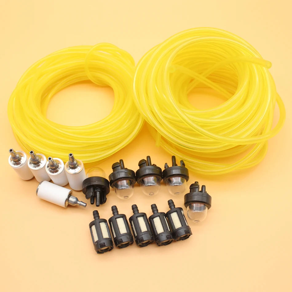 Набор трубок для бензиновых топливных линий 5 м (16 4 футов) набор фильтров триммера