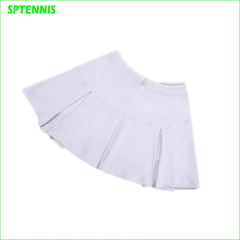 

Women Mini Sports Skirt Tennis Dance Running Two-piece Shorts Female Breathable Mesh Polyester