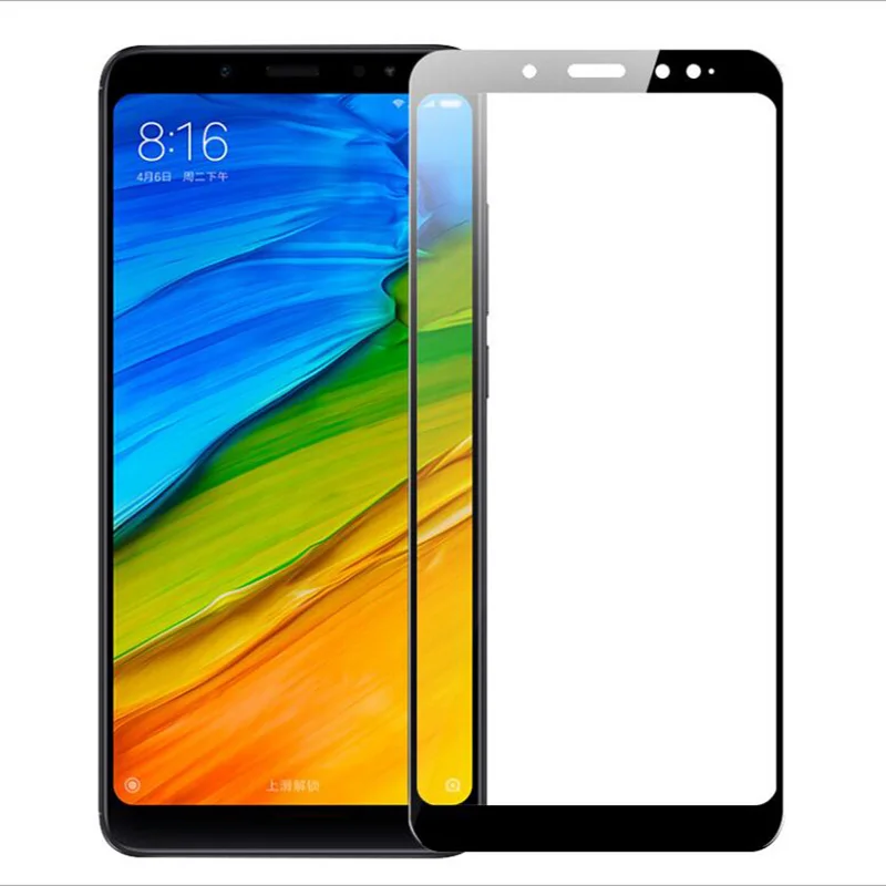Закаленное 3d-стекло с полным покрытием для Xiaomi Redmi Note 5 Pro Защитная пленка экрана