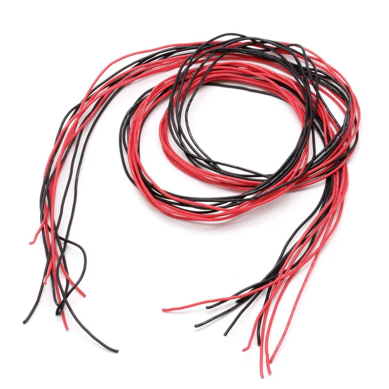 1 комплект силиконовые гибкие кабели 26awg 5 м | Игрушки и хобби