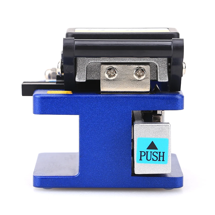 KELUSHI Optical Fiber Cleaver Tools FC-6S Optic Fiber Cleaver Cutter 250um - 900um 12 surface Blade Metal Material