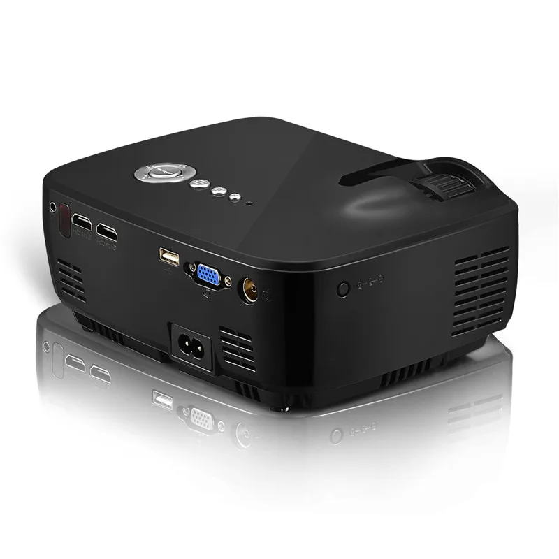 New GP70 HD mini projecotr USB Video Game support 1080P Home Theater LCD HDMI lcd LED Projector Beamer free shipping |
