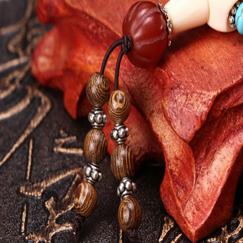 Винтажный Браслет Sennier 6mm108 венге молитва бусы браслет из натурального дерева