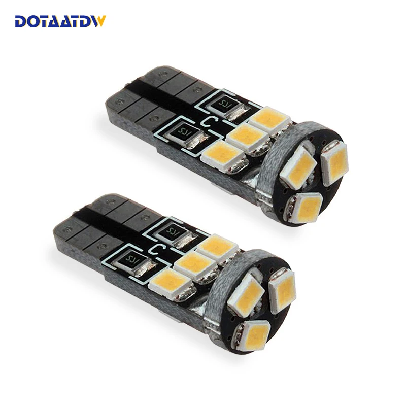 Светодиодная лампа Canbus T10 W5W без ошибок 9 светодиодов 2835 SMD 194 168 2 шт.|Сигнальная