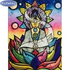 Полноразмерная Алмазная вышивка Будды своими руками, алмазная живопись, вышивка крестиком, мозаика, узор, медитация, Йога, Настенный декор, азиатское дзен искусство