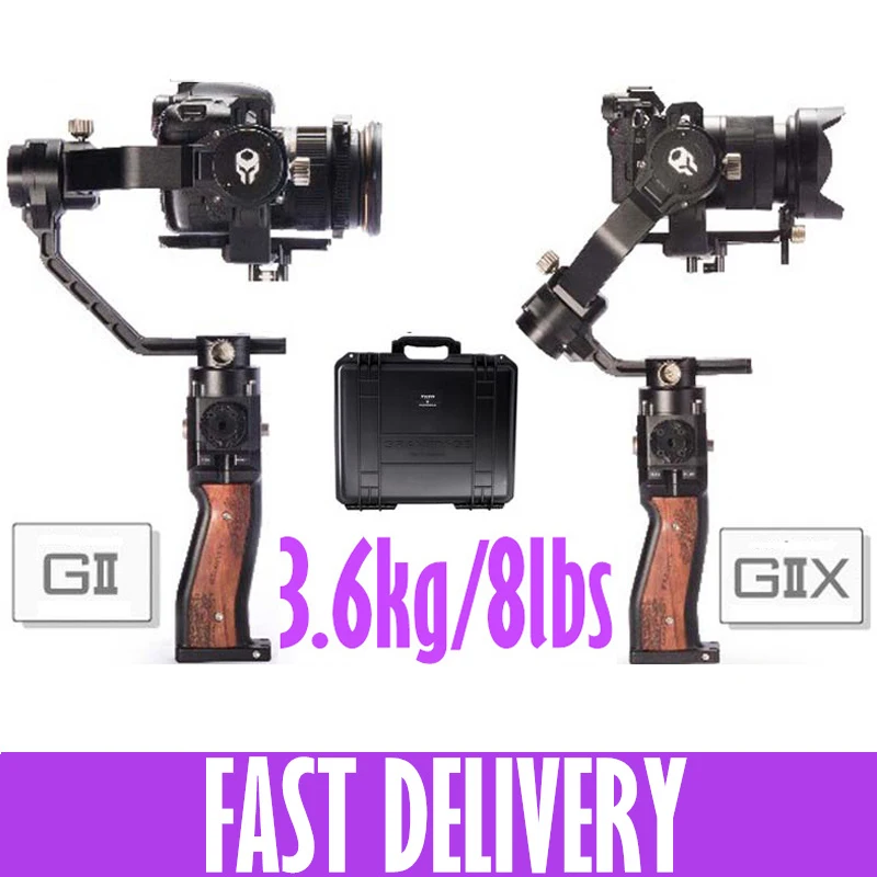 Tilta MAX G2 G2X тяжести 3 осевой ручной шарнирный стабилизатор для камеры GoPro нагрузки 6