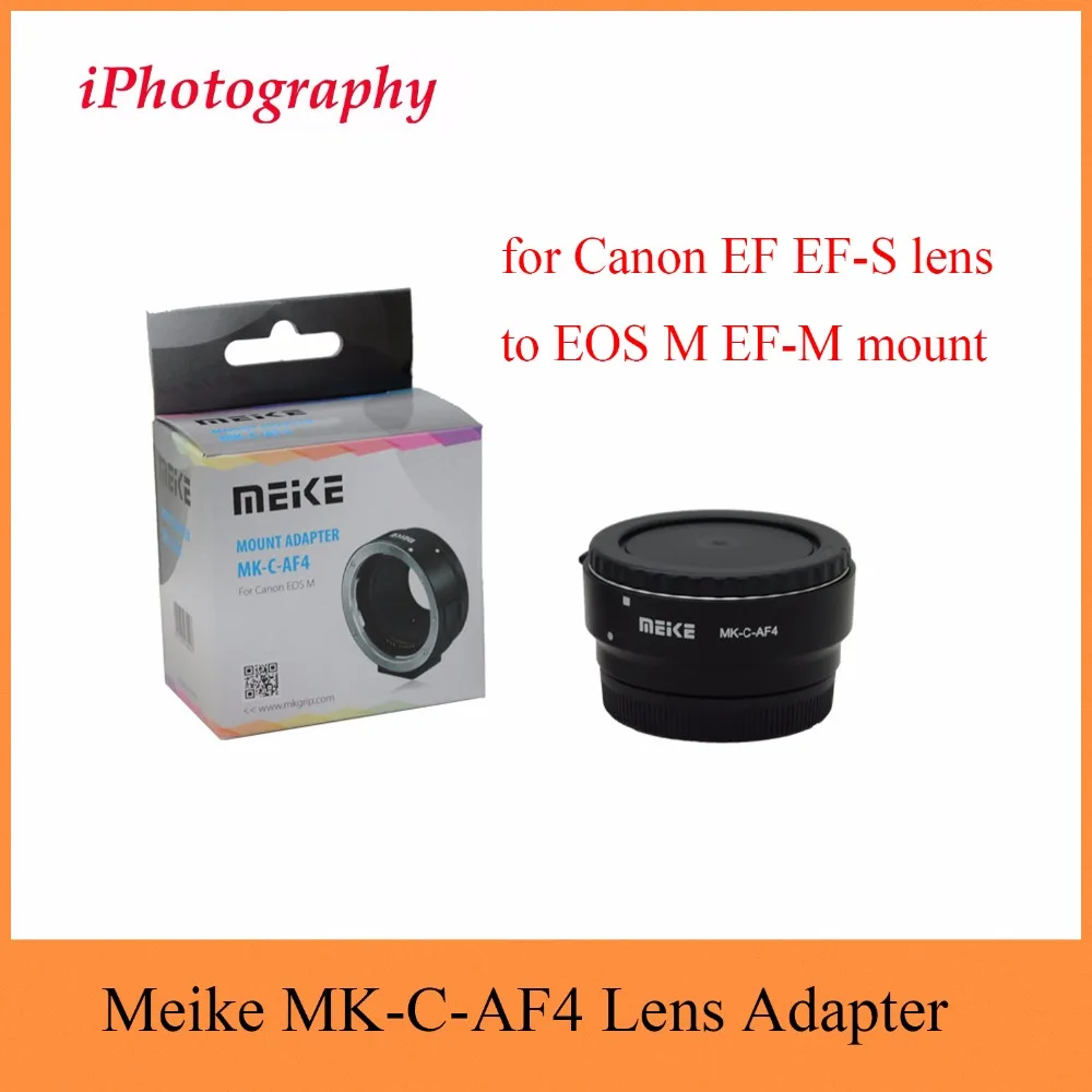Электронный адаптер автофокуса Meike для Canon EF крепление на объектив EOS M с