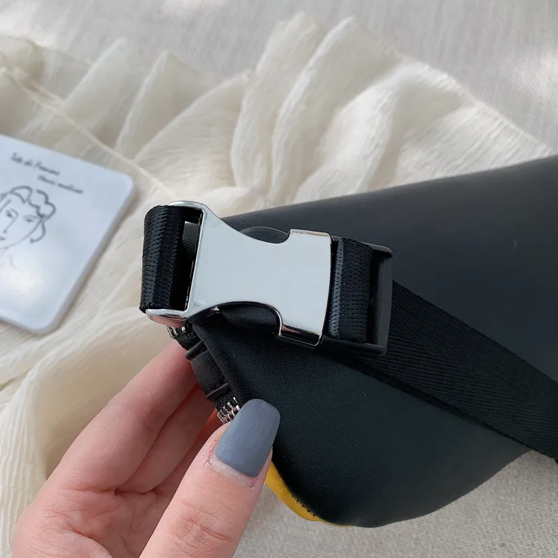 Женская кожаная сумка-мессенджер разноцветная сумка через плечо с цепочкой