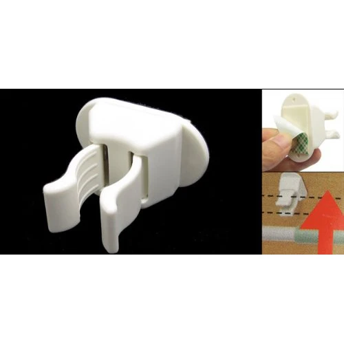 LHBL домашний клей поддерживающий метлу вручающий настенный зажим белый | Дом и сад