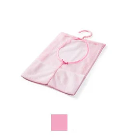 pink hangable 0778 Портативная складная сумка для хранения на присоске, детские игрушки для ванной, игрушки для ванной, корзины на присоске, сетчатая сумка-Органайзер - Цвет: pink hangable 0778