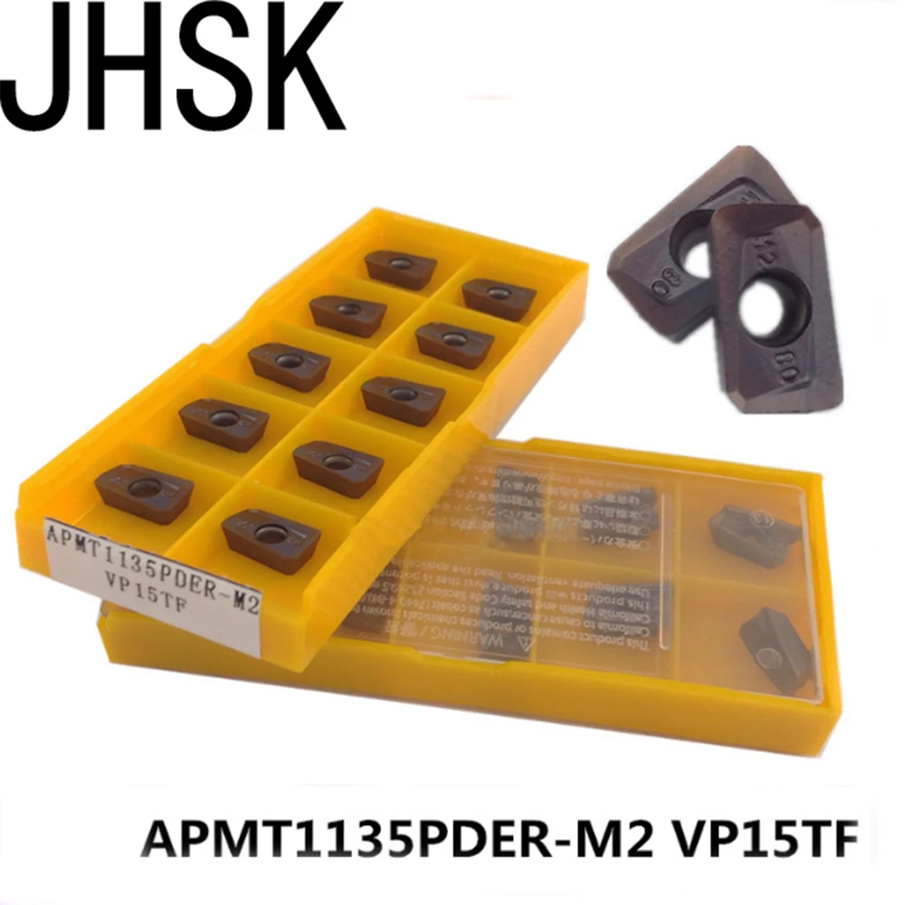 10 шт. APMT1135PDER M2 VP15TF износостойкая карбидная вставка токарная фреза фрезерные